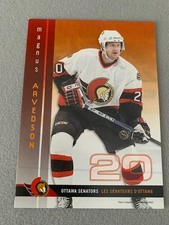 2002-03  Ottawa Senators NHL Hockey Team Issued Postcard - Magnus Arvedson