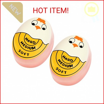 FOREV Egg Timer for Hard Boiled Eggs Soft Boiled Color Changing Indicator Tells
