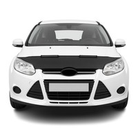 Haubenbra Steinschlagschutz Bonnet Bra FüR Ford Focus 2011-2014 Schwarz Halb