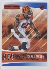 2017 Panini Rookies & Stars Rookies Red & Blue 6/25 Carl Lawson #275 fl4