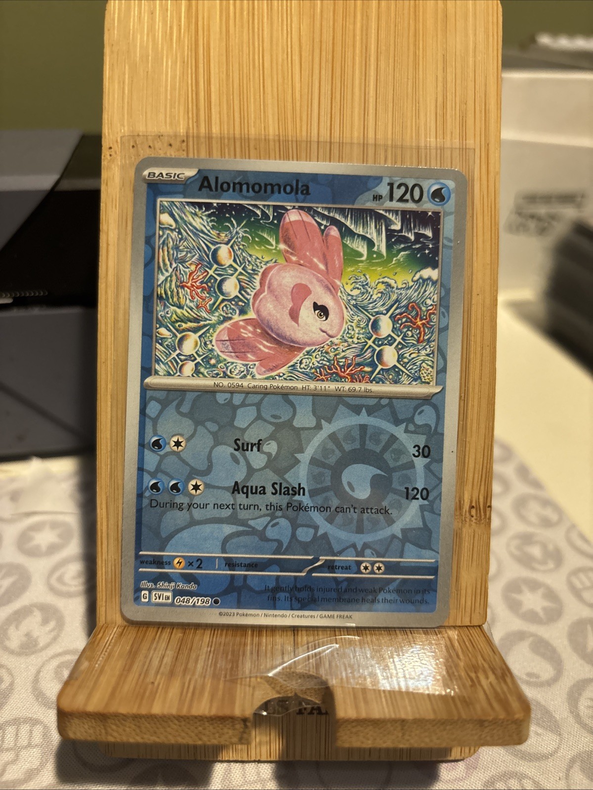 Reverse Holo Alomomola 048/198 Common Scarlet & Violet Base Set Pokemon TCG