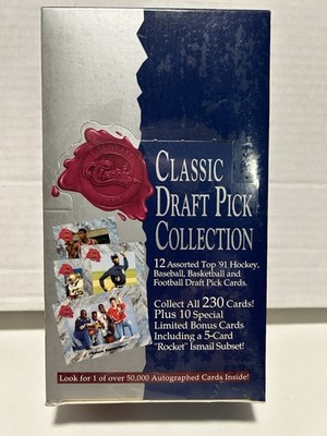 1991 Classic Draft Pick Wax Box Sealed Wax Box Autos?  FAVRE RC?
