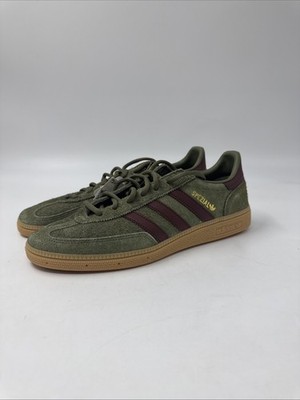 adidas Handball Spezial Focus Olive Fox Brown Gum JQ8297 Mens Size
