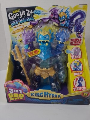 Heroes of Goo Jit Zu Deep Goo Sea King Hydra Triple Attack Blast Roar Attack NEW