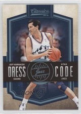 2009-10 Panini Classics Dress Code Platinum 4/25 Jeff Hornacek #15 b9u