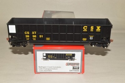 HO scaletrains CSX Transportation RR Bethgon coal hopper gondola car train