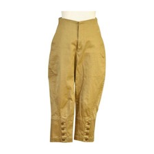COMME des GARCONS Chino Pants Beige Cotton Button Hem Used 7/10