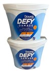 (2) NEW Downy Defy Damage Total Wash Conditioning Beads UNSCENTED, 19.50 oz each