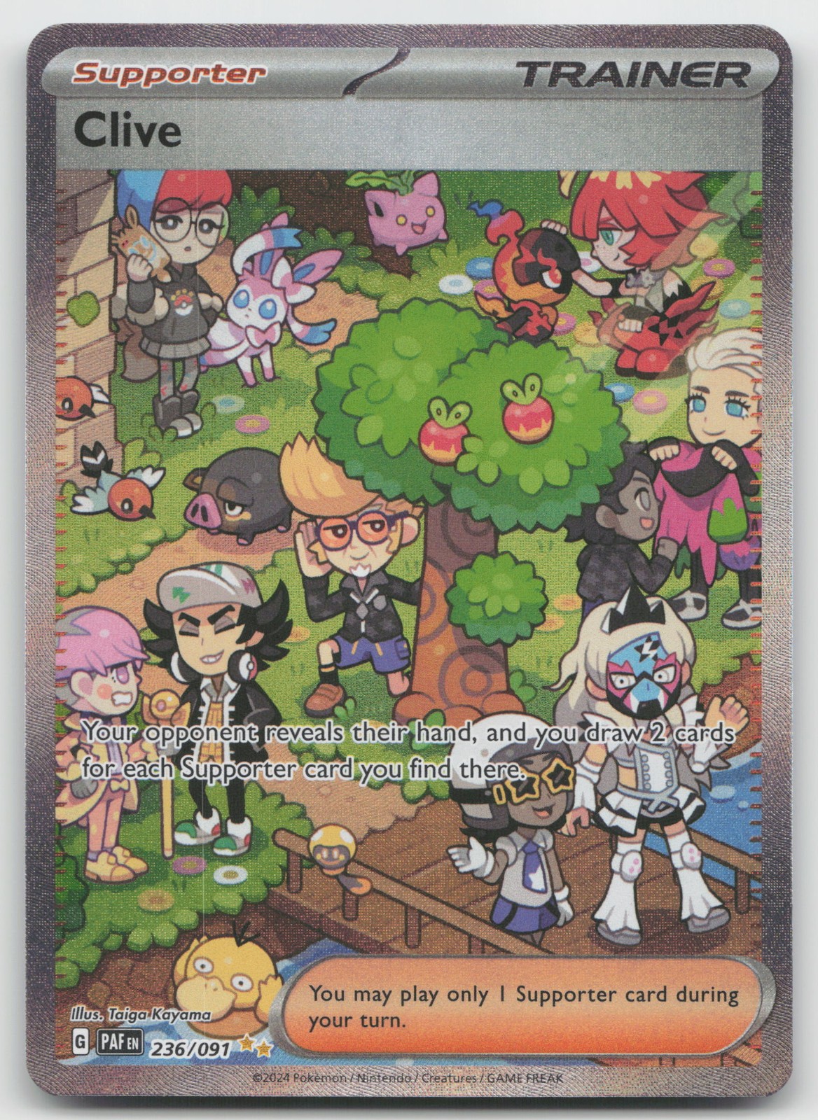 Clive Special Illustration Rare SV: Paldean Fates 236/091 NM
