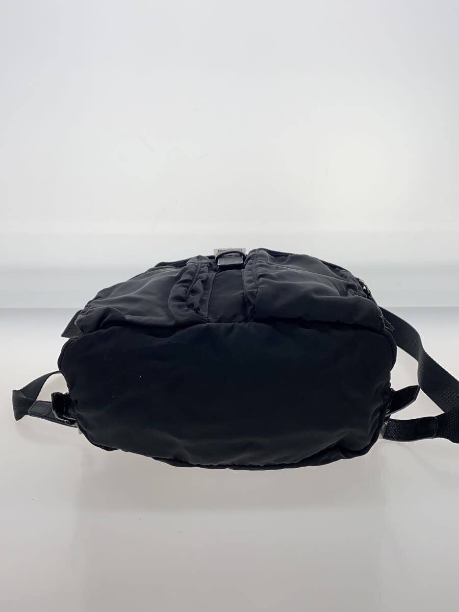 PRADA Backpack Nylon Black Solid Color - image 4