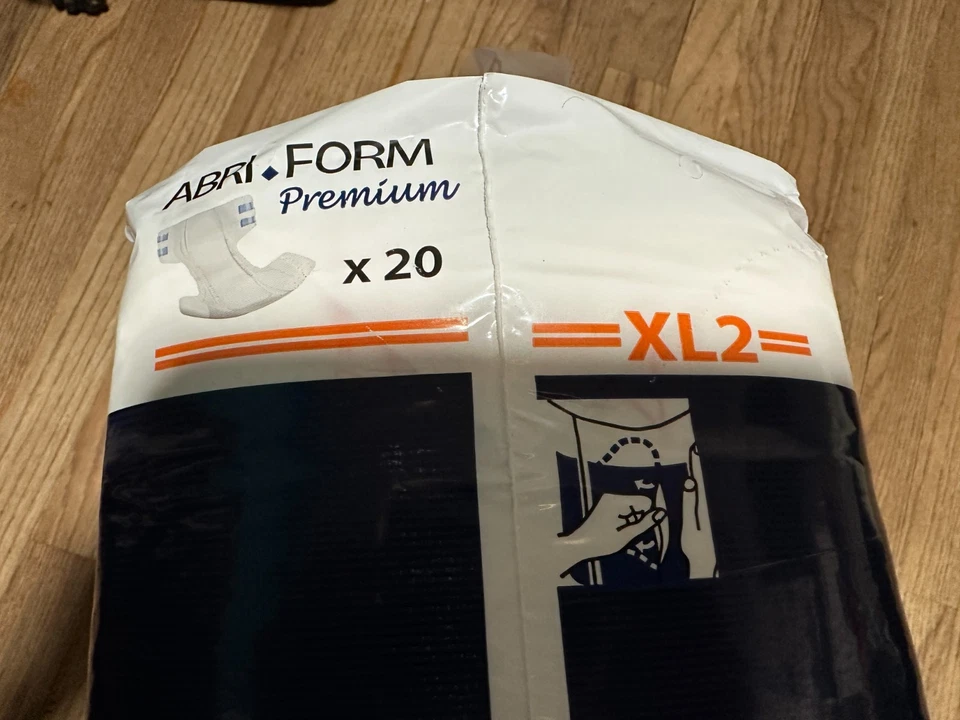 Abena 43069 Premium XL2 Calzoncillos Adulto Talla 44-68" Pañales 20 ct Nuevo Foto 2 de 4