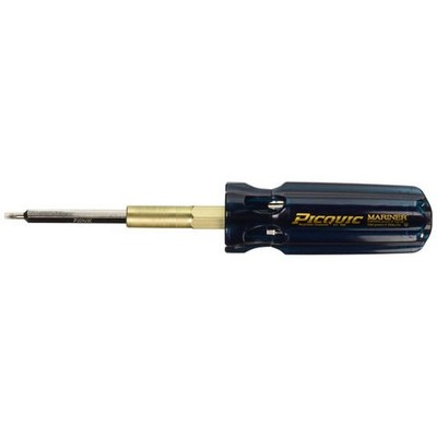 Picquic 88102 Carded Mariner 7 Bit Multi Bit Screwdriver Corrosion Resistant