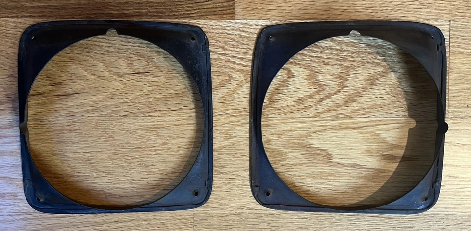 Biseles de faros: juego para camioneta/blazer Chevy 1969-1972, izquierda y derecha (C10, C20) Foto 2 de 4