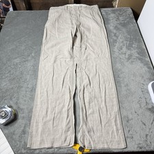 Vintage Ralph Lauren Polo Men  s 100 Linen Pants Beige Size 32L