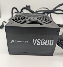 Corsair VS600 600 Watt 80 PLUS Certified Non-Modular ATX PSU - Black