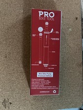 PRO BIKE TOOL Mini Bike Pump Fits Presta and Schrader - Aluminium. 