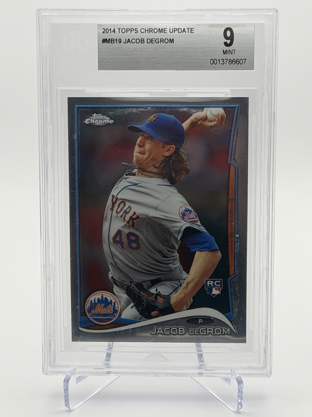 2014 Topps Chrome Update - Jacob DeGrom #MB-19 (RC) BGS 9