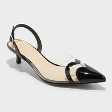 Women  s Eleanor Heart Slingback Heels - a new day