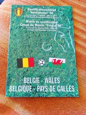 Belgium v Wales 1997  International Football Programme (50)