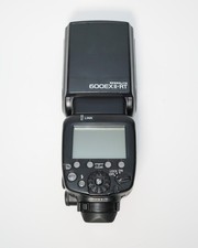 Used working Fair Canon 600EX II-RT Speedlite Flash missing built in diffuser