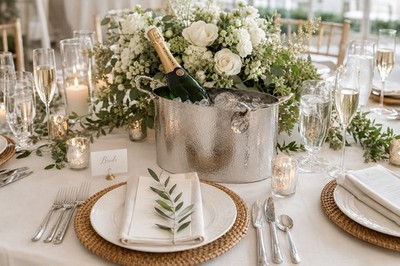 Botanical Leaf Double Cooler by Michael Aram