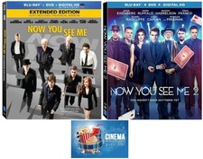 Now You See Me One 1 and Two 2 Blu Ray Double Feature  DVD  Digital New