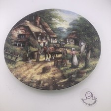 WEDGWOOD TALERZ KOLEKCJONERSKI ZBIERACZE JABŁEK 1991 CHRIS HOWELLS BONE PORCELANA