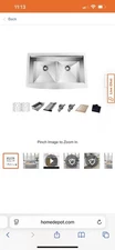 Brand New! Premium Double Sink Stainless Steel Apron Front Sink