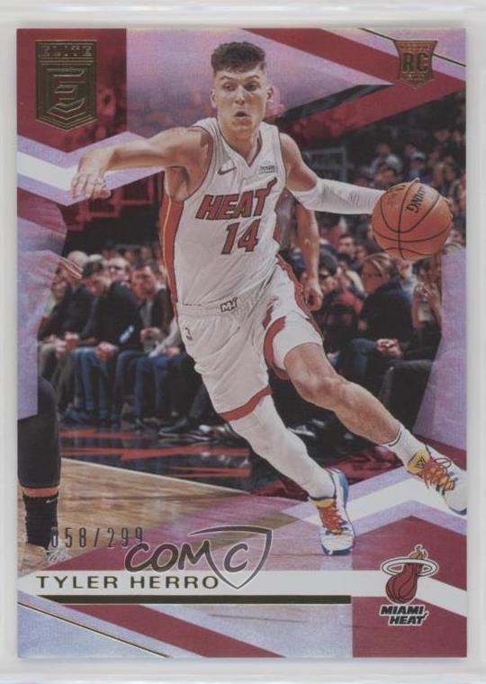2019-20 Donruss Elite Rookies 58/299 Tyler Herro #122 02v3