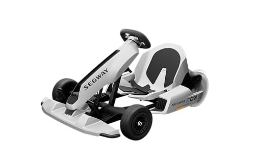 ИММЕРСИВНЫЙ ЭЛЕКТРИЧЕСКИЙ ГОНОЧНЫЙ КАРТИНГ NINEBOT SEGWAY GOKART KIT2 БЕЛОГО ЦВЕТА 182090₽