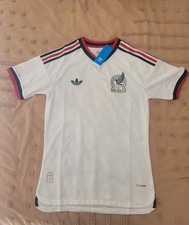 Adidas Mexico Soccer Men's Jersey - Limited Edition Size Large L White 