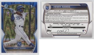 2023 Bowman Chrome Prospects Blue RayWave Refractor /150 Henry Ramos #BCP-96