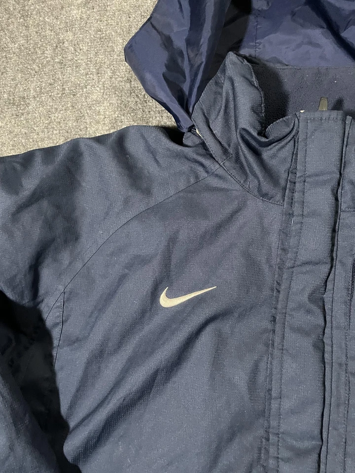 Fresno State Bulldogs 夹克男式中号海军蓝 NCAA 长曲棍球耐克连帽 — 第 4/4 张图片