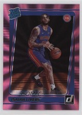2021-22 Panini Donruss Rated Rookie Holo Pink Laser Isaiah Livers #227 1e6l