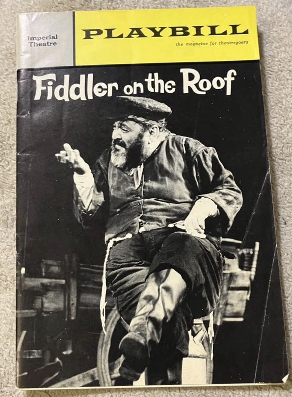 Vintage playbills & Ads From 1940s-present Fiddler  Six The Musical SpongeBob