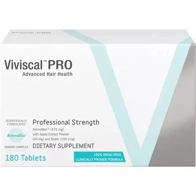 VIVISCAL PROFESSIONAL HAIR GROWTH FORMULA (180 TABLETS) pro strength men women