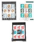 GB 2012 yearset definitives Booklet panes fine used stamps on piece