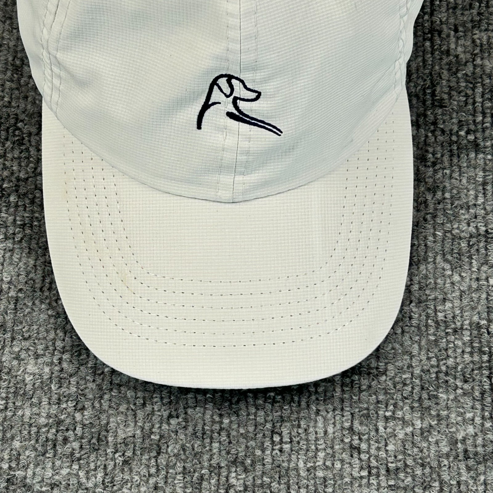 Rhoback Hat Cap Strap Back White Performance Golf… - image 2