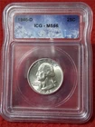 1946-D 25C WASHINGTON SILVER QUARTER ICG - MS66                         #MF-2497