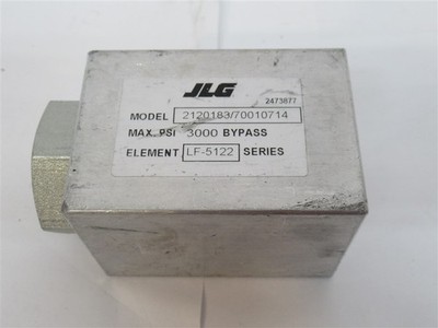JLG 2120183, 70010714, Inline Pressure Filter
