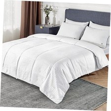 King Bedsure Duvet Insert - Lightweight Comforter - 102"x90" White