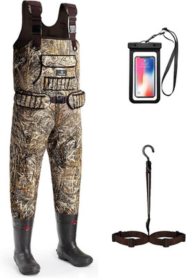 Chest Waders, 4.5Mm Waterproof Neoprene Hunting Wader for Men & Women with 600G