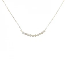 Authentic K10YG Diamond Necklace 0.1CT  #260-007-322-3184