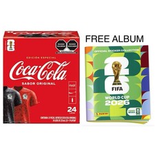 FIFA 2026 World Cup Black Jersey Size M W/24 PK Soda+FREE ALBUM **FREE SHIPPING*
