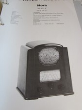 Schema elettrico N Radio Nora W 321 L, 1934