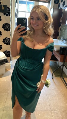 HOUSE OF CB 'Loretta' Emerald Green Shoulder Dress s 8 / 10 2124 | eBay UK HOUSE OF CB 'Loretta' Emerald Green Shoulder Dress s 8 / 10 2124 | eBay UK