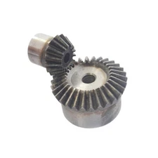 1 Pair 1.5 Modulus 1:2 Pairing Bevel Gears Combination 90° 16T + 32T C45 Steel