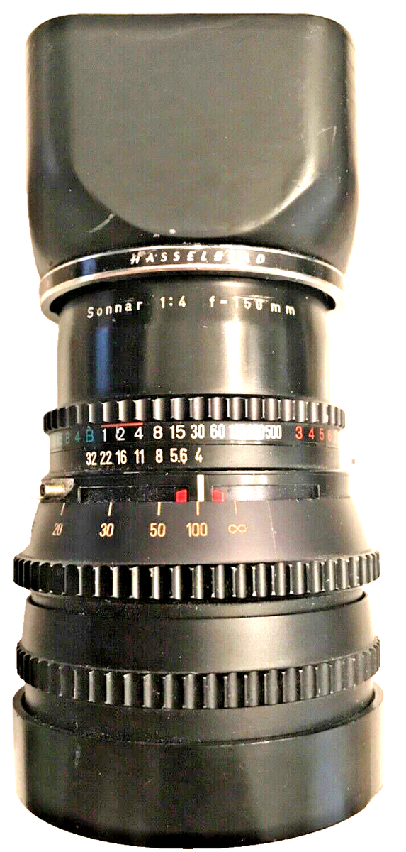 ZEISS 150mm F/4 SONNAR C TELEPHOTO LENS FOR A HASSELBLAD 500C/M