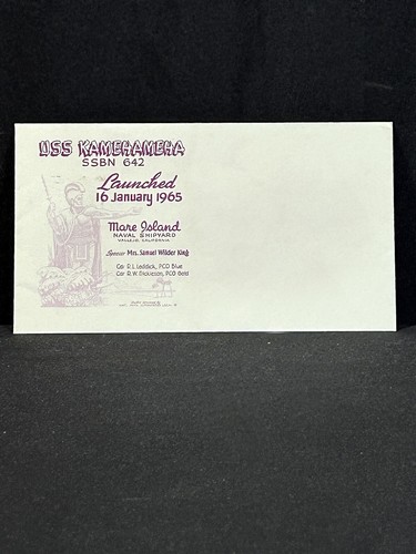 10 US NAVAL COVERS MISC. COMMISSIONED SHIPS MARE ISLAND CALIFORNIA SOME STAMPED - Picture 5 of 11