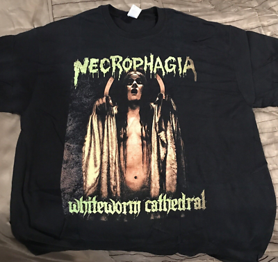Necrophagia - Whiteworm Cathedral T-Shirt [XL Death Metal Shirt